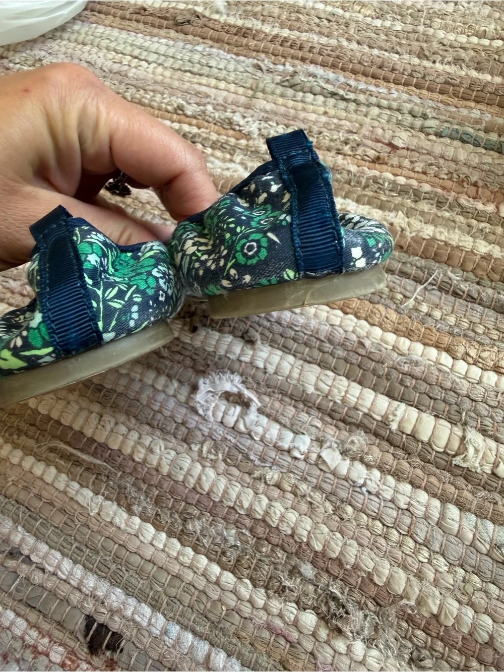 Old Navy Floral Ballet Flats, girls 12